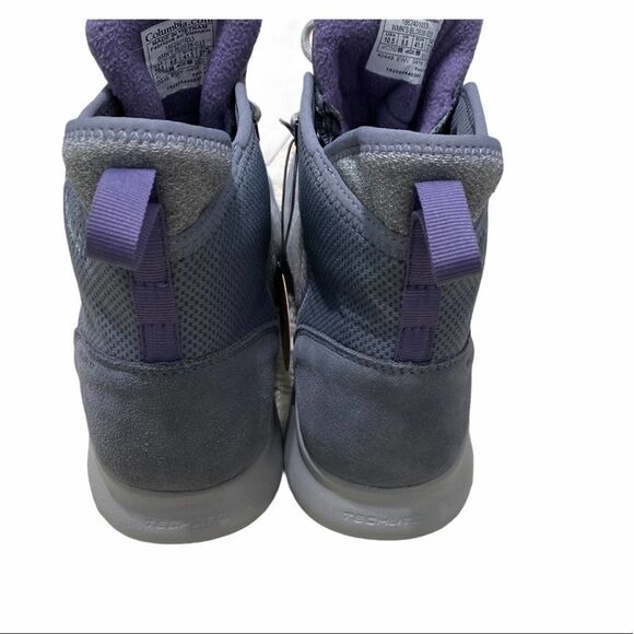 Columbia Nikiski Boots 503 Winter Snow Insulated Waterproof Purple Gray 10.5 - Picture 8 of 10
